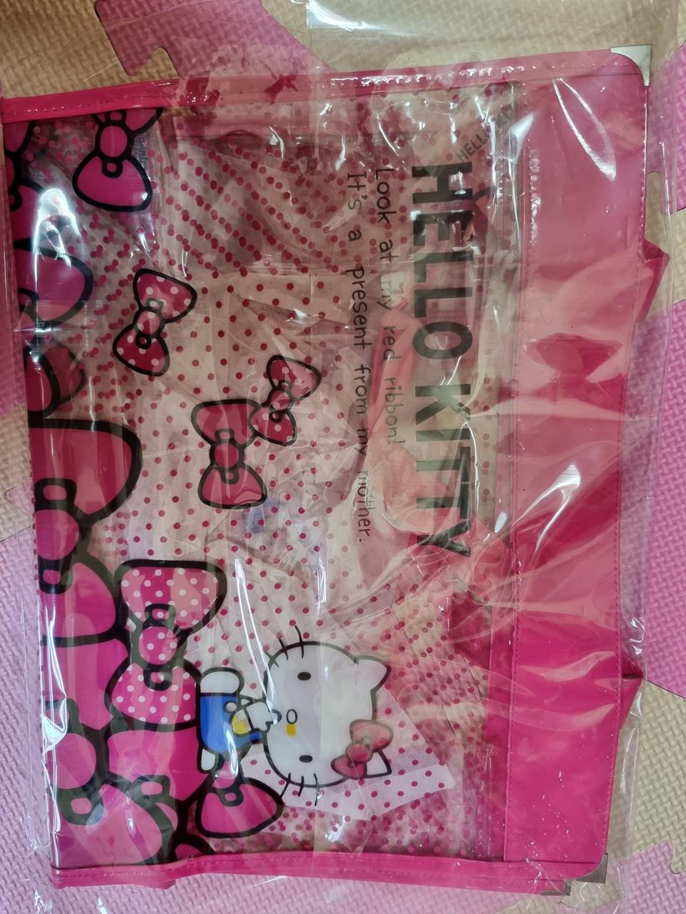 헬로키티 투명가방+손잡이 물병