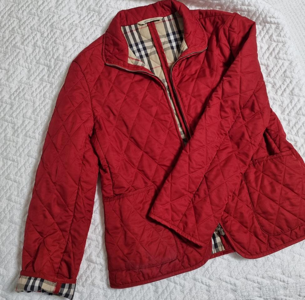 (sale)버버리  누빔 퀄팅 집업자켓 s