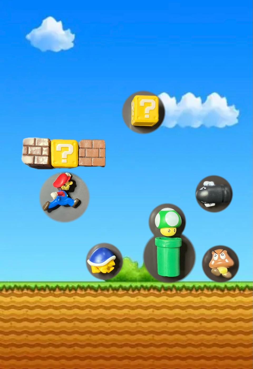 새상품)슈퍼마리오 자석 10종18종