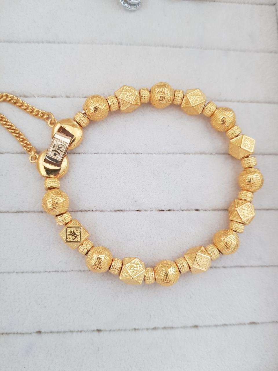 순금염주팔찌 10돈 17 5센치