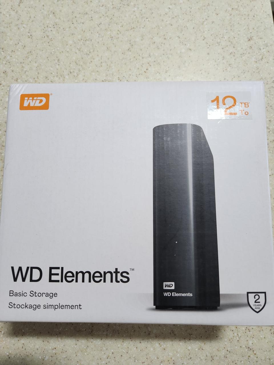 WD 엘리먼트 외장하드 12TB 팝니다