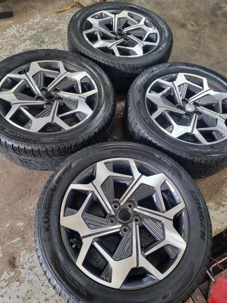 펠리세이드20인치폴리싱중고휠타이어.현대.기아Suv들.베라크루즈.맥스클루즈