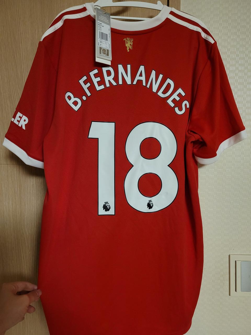21-22 맨유 홈 브루노 페르난데스 유니폼 새상품