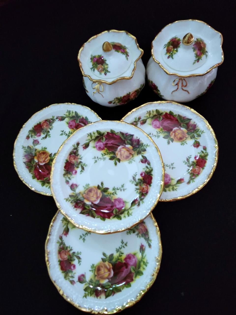 로얄알버트 핀접시와도로시박스영국산