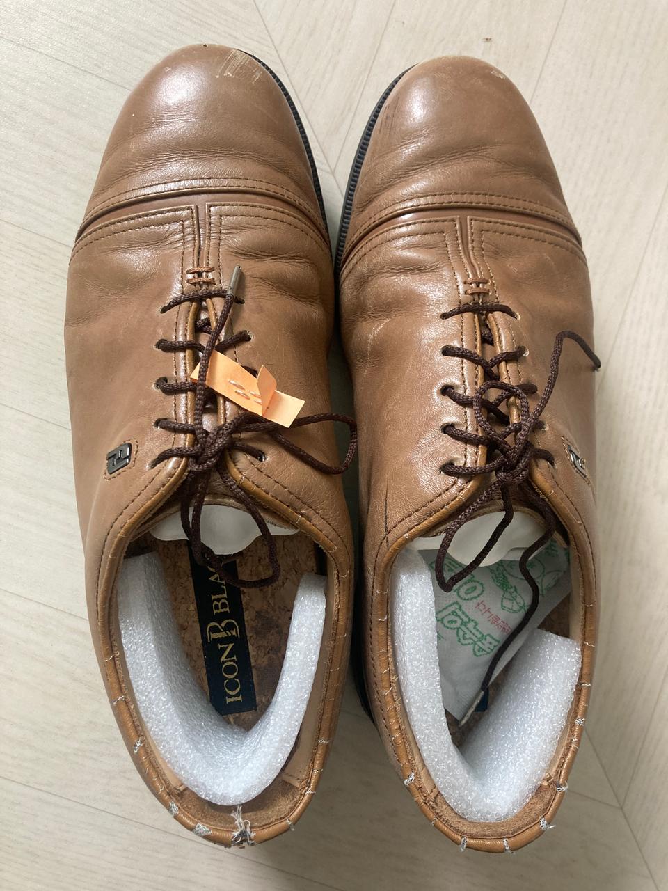 풋조이 아이콘 천연소가죽 골프화(아쿠시네트 정품)