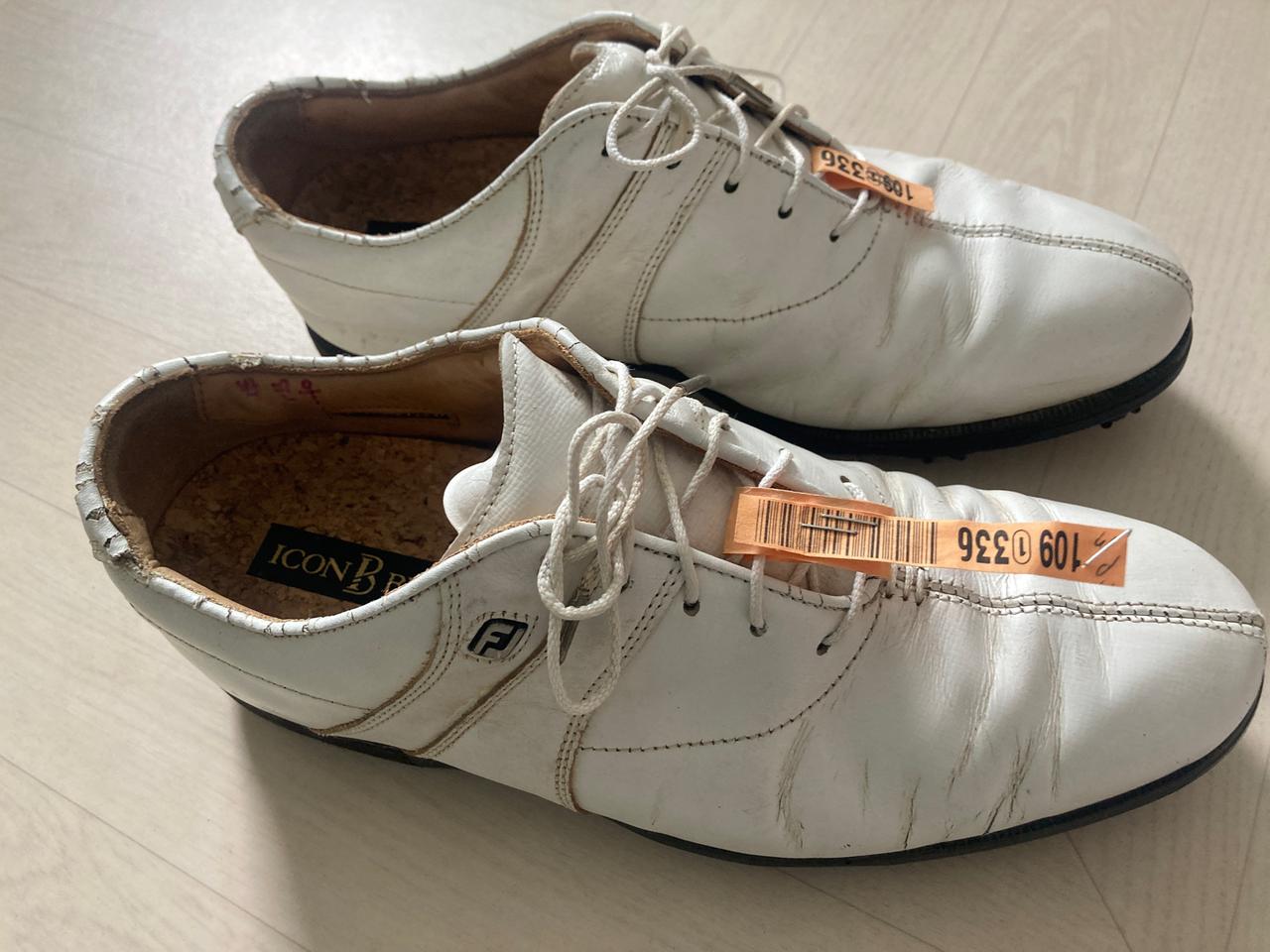 풋조이 아이콘 천연소가죽 골프화(아쿠시네트 정품)