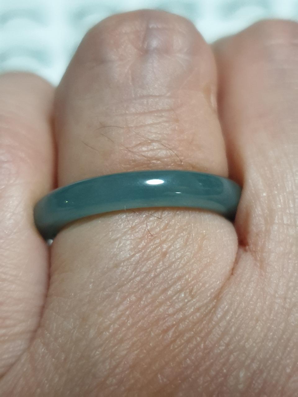 천연 고퀄 Ajade 비취 반지