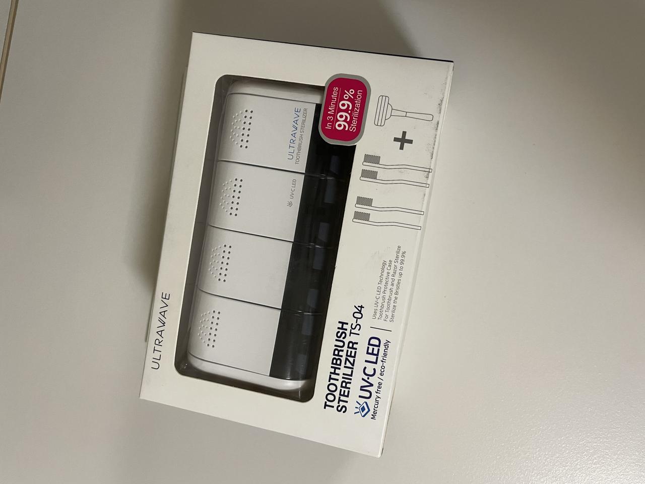 비에네스소프트 울트라웨이브 UV-C LED 칫솔 살균기(TS-04) 