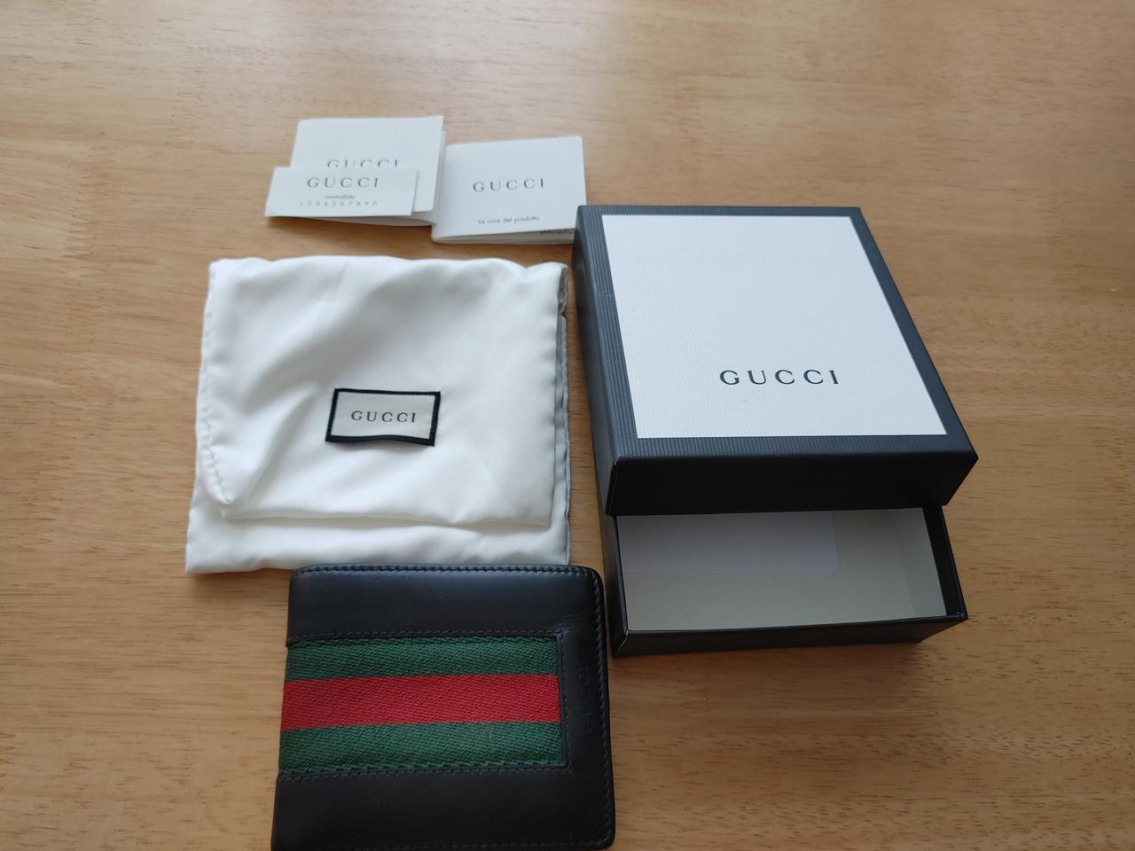 구찌 웹삼선 반지갑