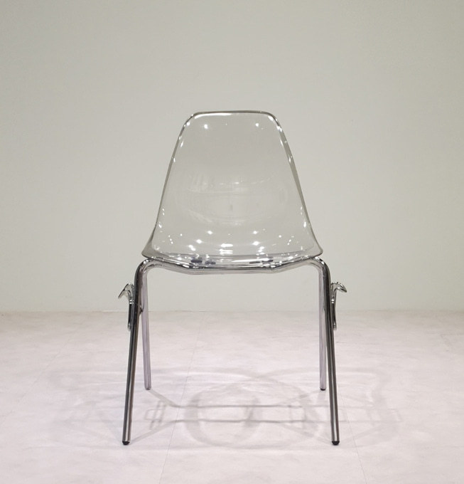 새상품 뉴모델 미드센추리 미드센츄리 최고급투명의자 투명체어