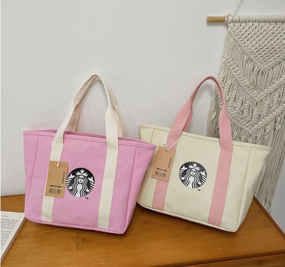 스타벅스 캔버스백