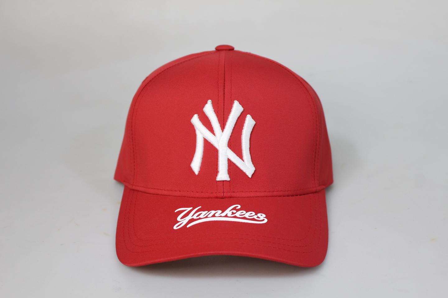 [Free]엠엘비 MLB 뉴욕양키즈 빅로고 레드컬러 볼캡모자 야구모자