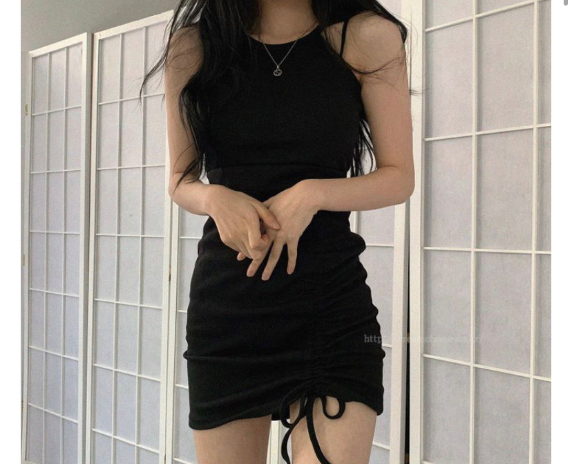 꼬임나시원피스