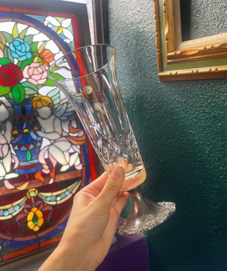 이태리 빈티지 크리스탈 화병