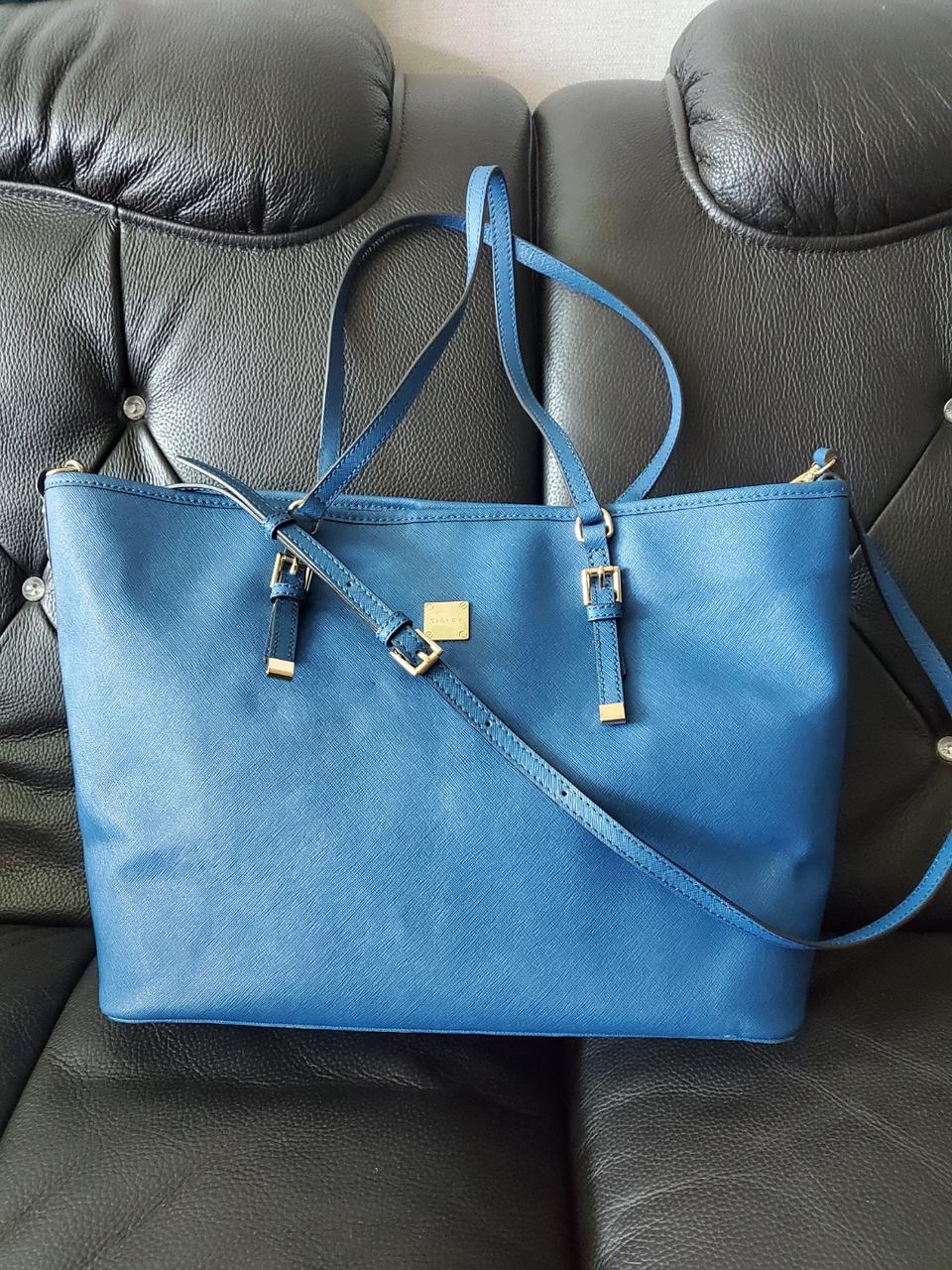 시슬리가죽숄더백