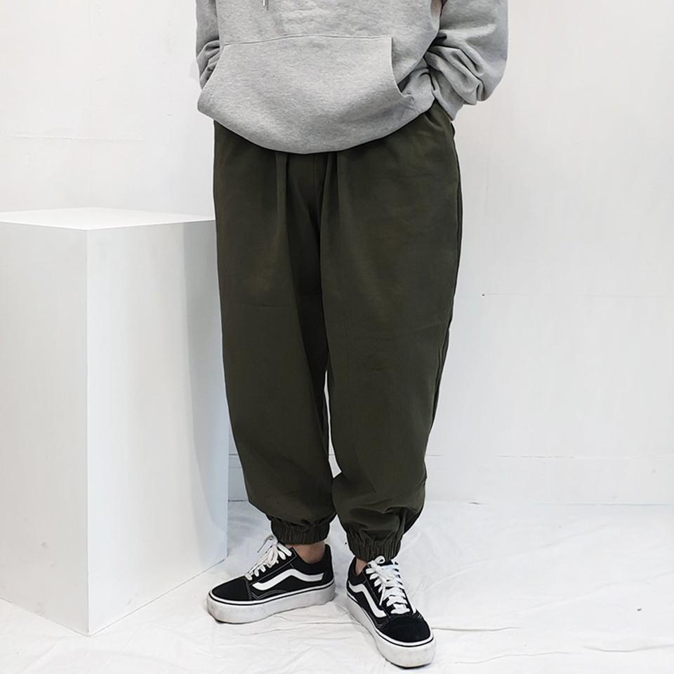 무료배송 하드코튼 와이드 조거바지 밴딩바지 배기바지 벌룬바지 츄리닝바지