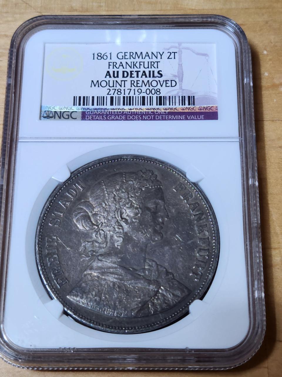 독일 프랑크푸르트 페라인스 탈러은화