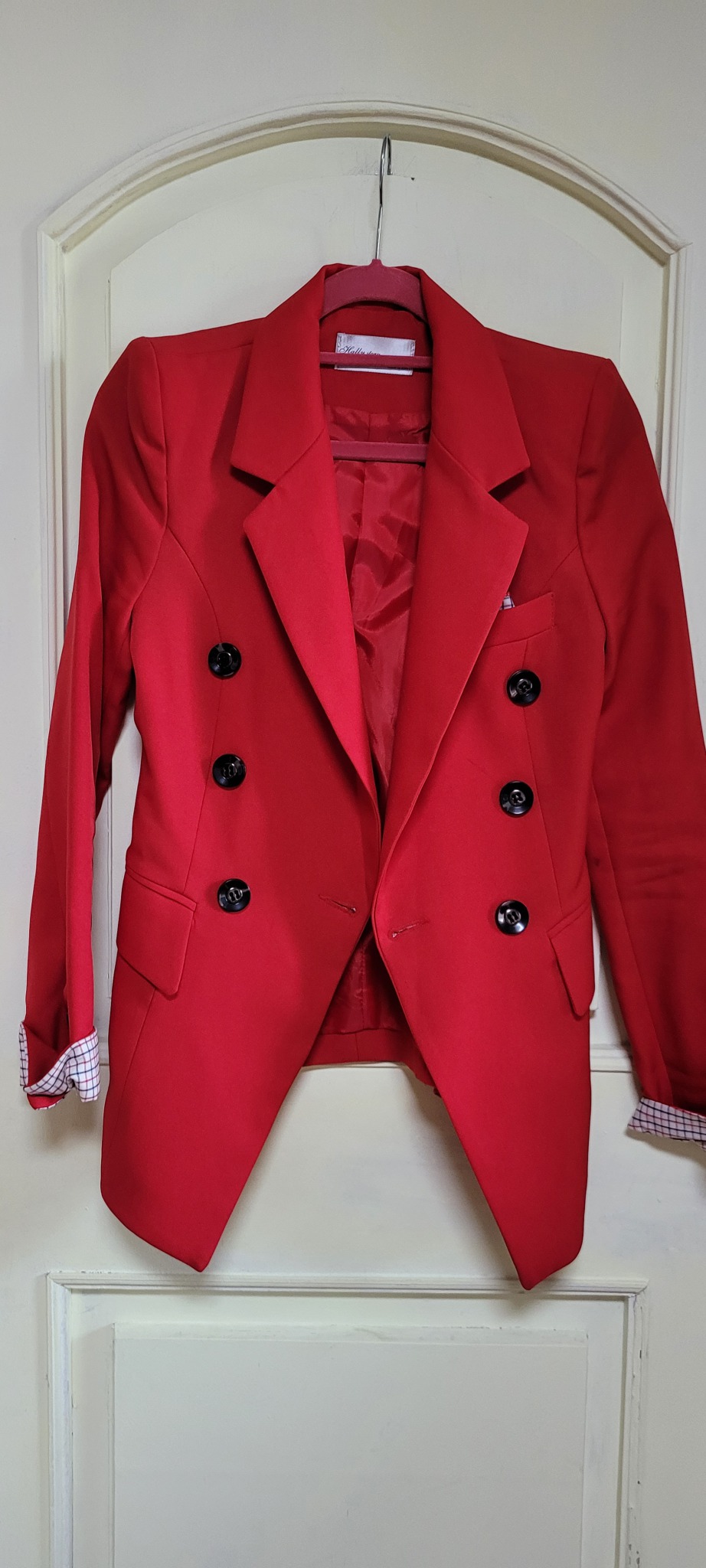 빨강색  자켓  55