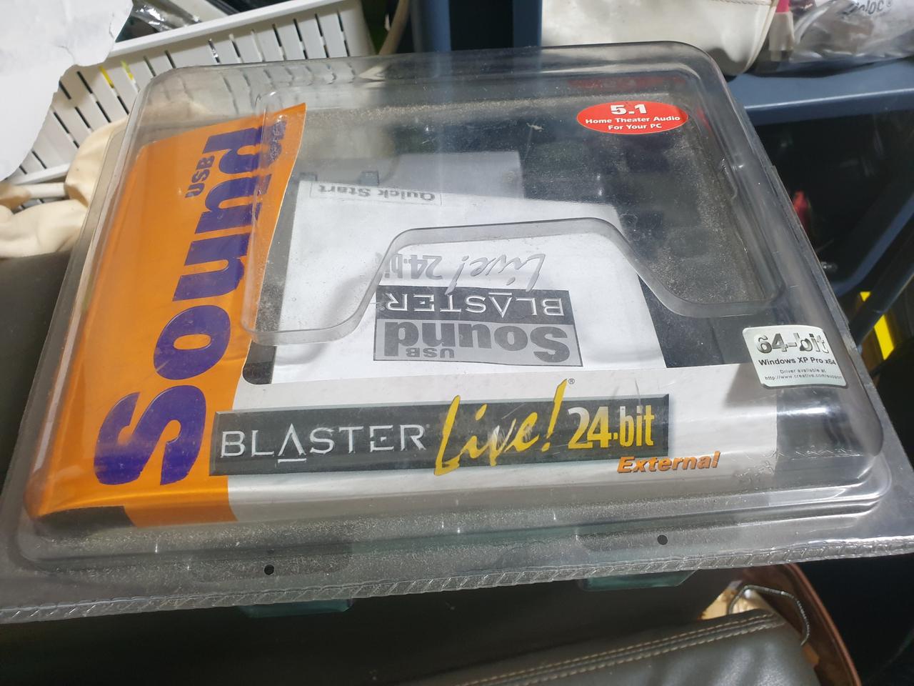 신품 사운드 블라스터 live 24bit 외장 카드