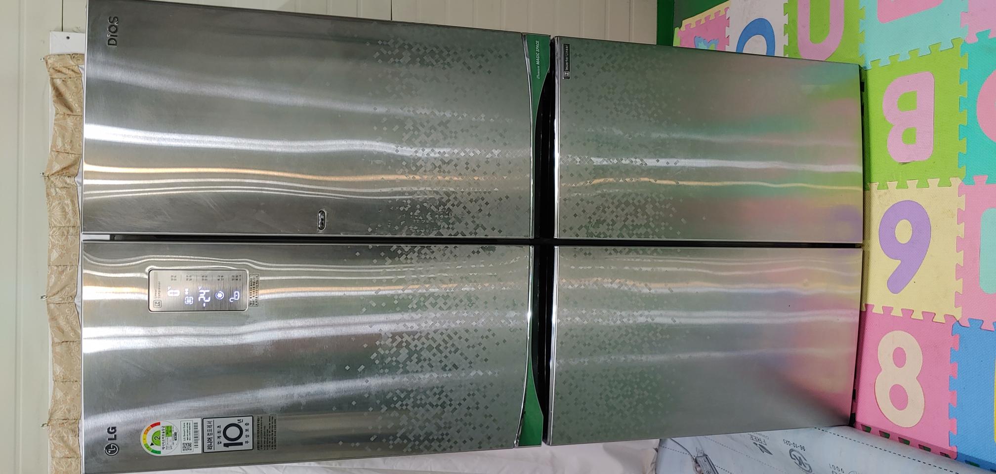 엘지 매직스페이스 4도어냉장고 870리터 양문형냉장고 배송가능