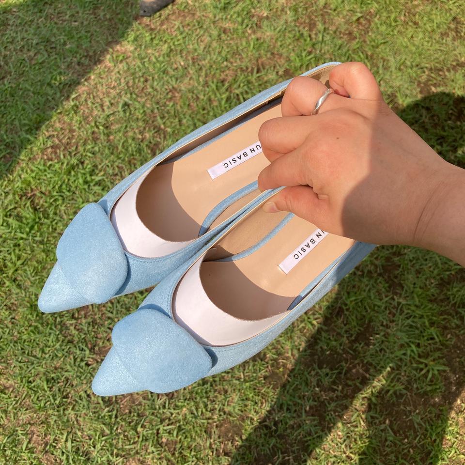 스틸레토 플랫슈즈