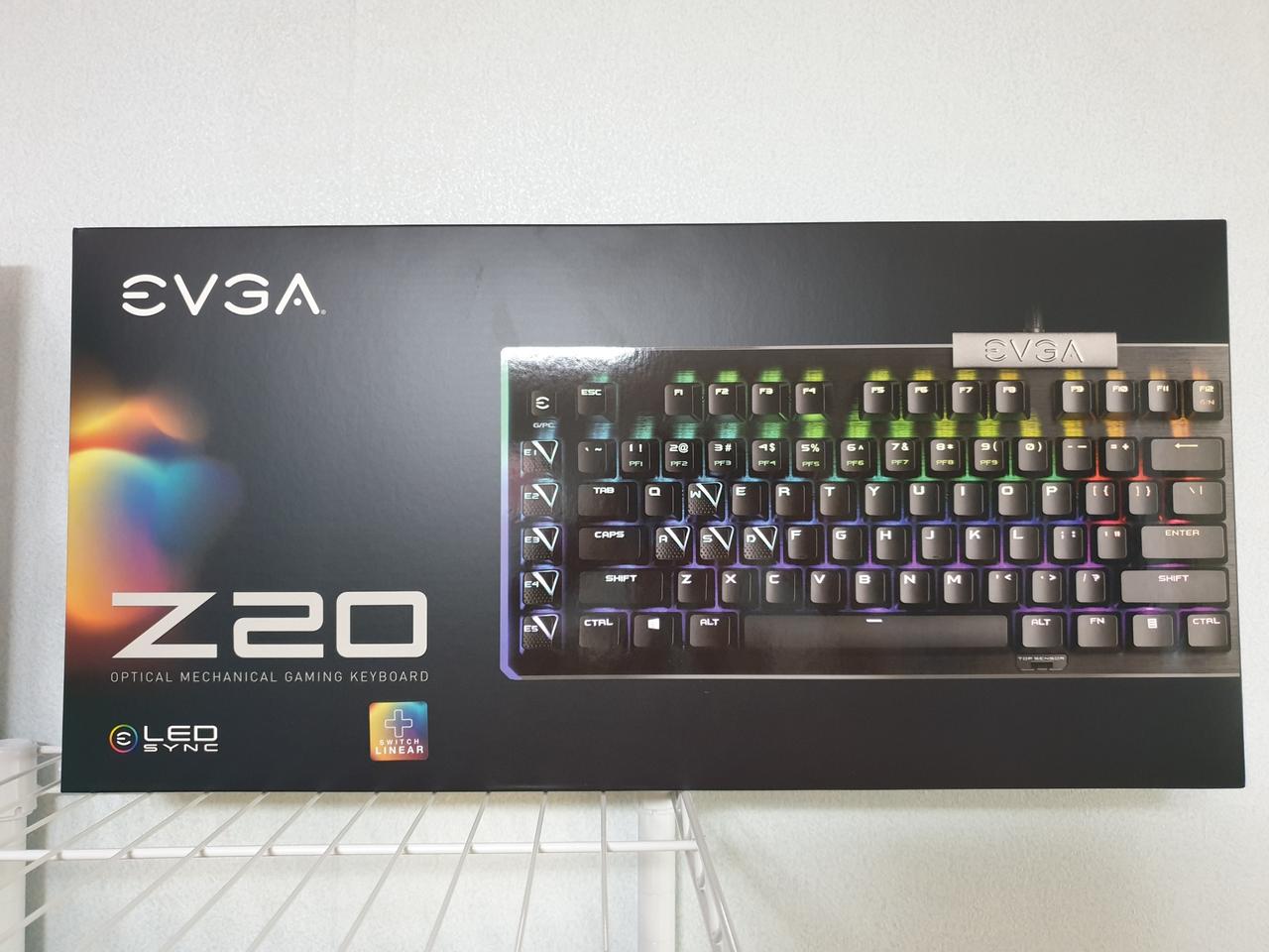 [미개봉] EVGA Z20 RGB 광축 4KHz 게이밍 키보드 국내정품