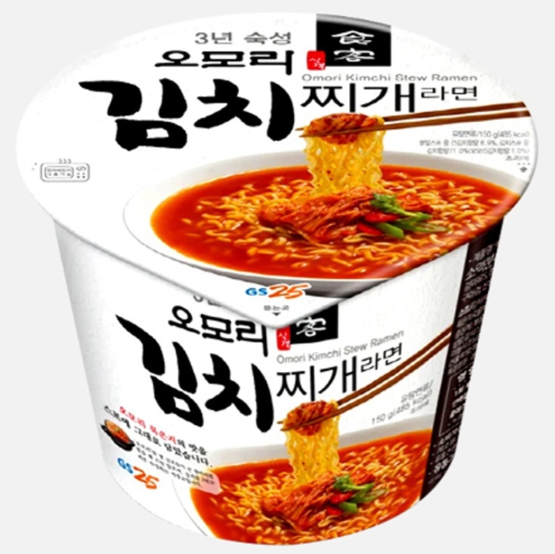 오모리김치라면+공화춘자장대컵:2상자(32개)
