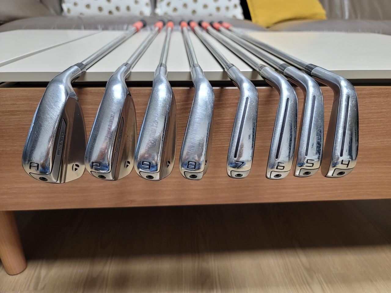 테일러메이드 P790 8 아이언세트 스틸파이버 fc90cw