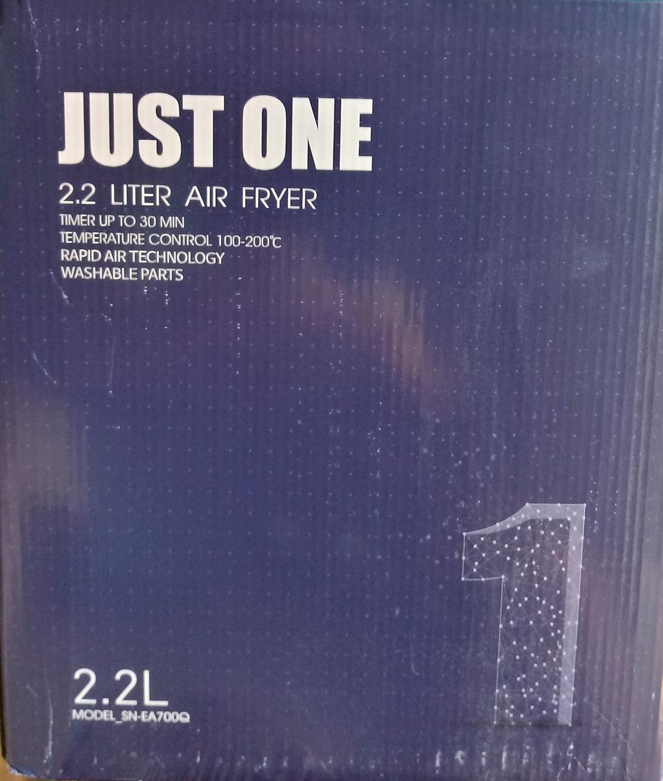 (미개봉) 저스트원 에어프라이어.