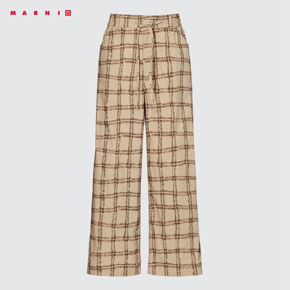 유니클로 마르니 이지와이드피트팬츠(플레이드) MARNI