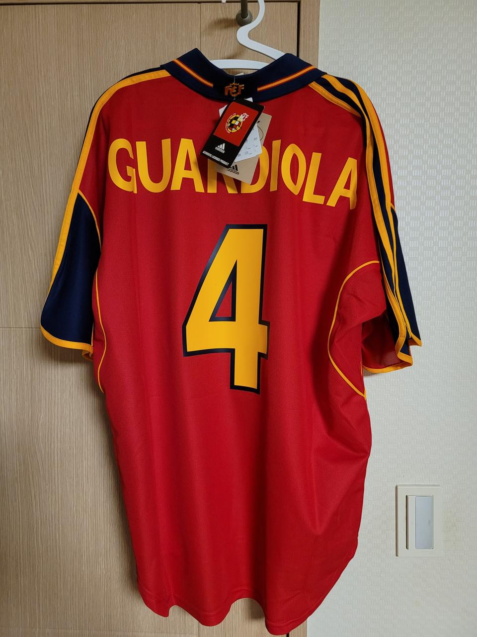 00-02 스페인 홈 과르디올라 유니폼 새상품