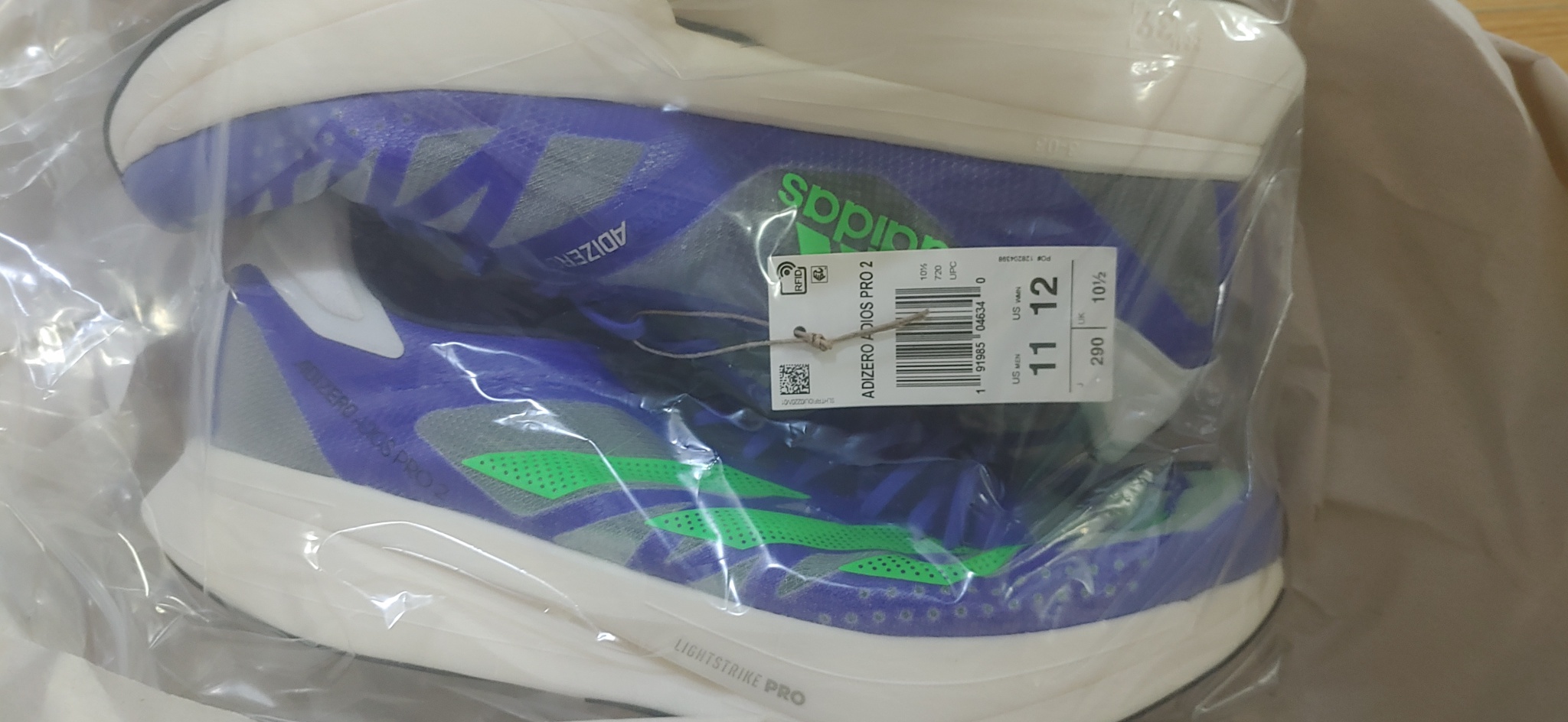 아디다스 아디제로 프로 2. 290. 런닝. ADIZERO PRO 2.