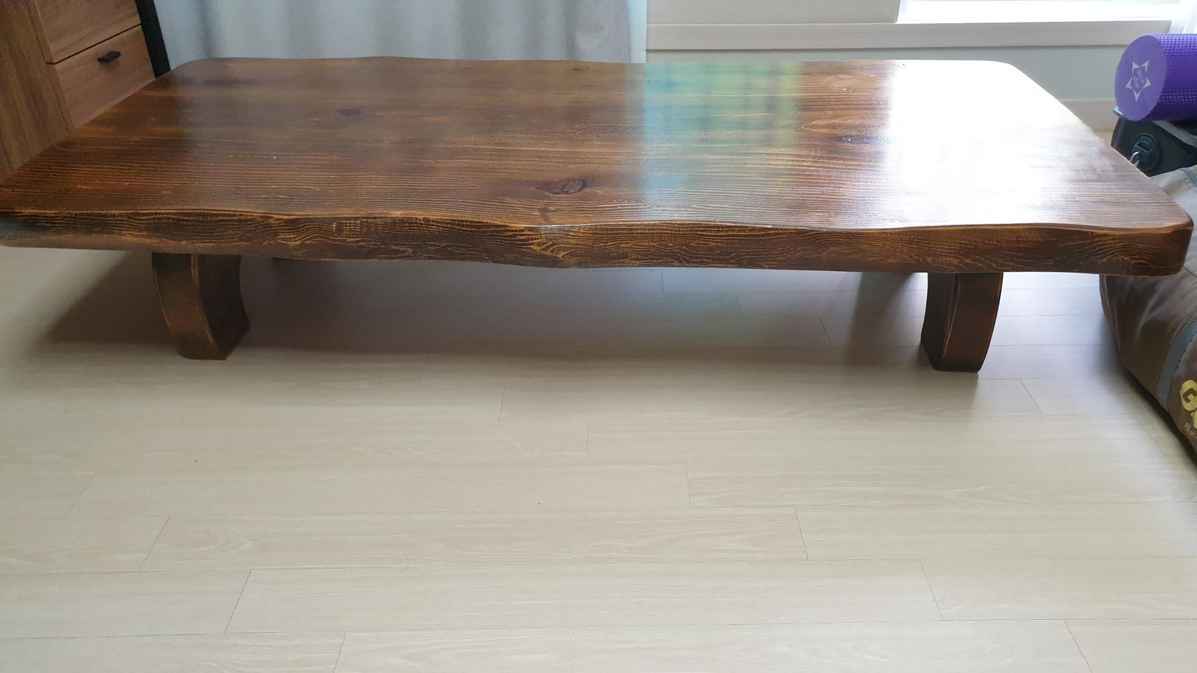 원목 거실 테이블 160*74