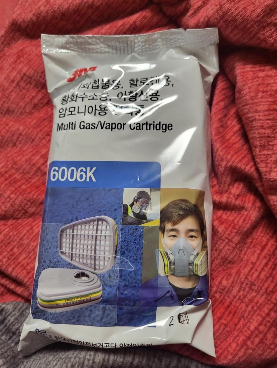 3M 방독마스크 정화통6006K 필터 새거 8개