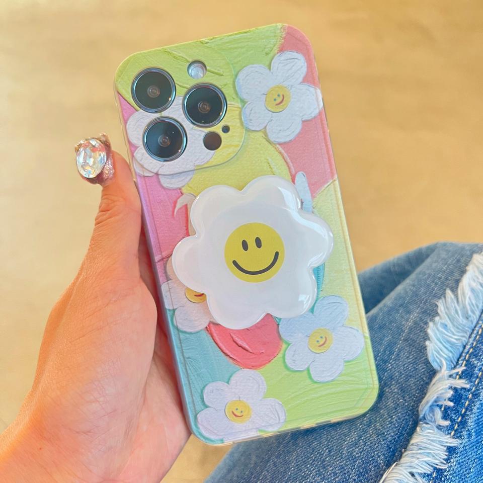 아이폰13 스마일 그립톡 케이스 새상품