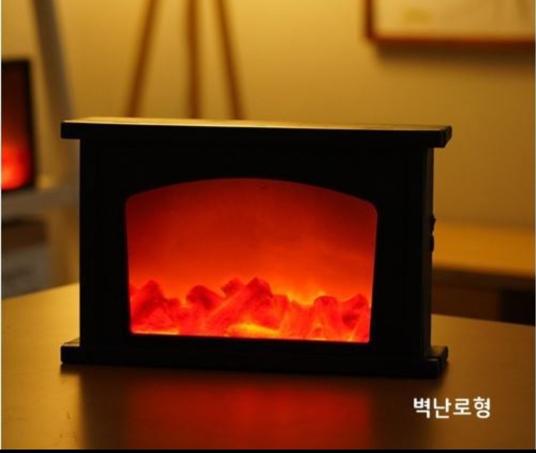 새제품미개봉 조명무드등 모닥불 무드등 캠핑 장작 LED 무드등