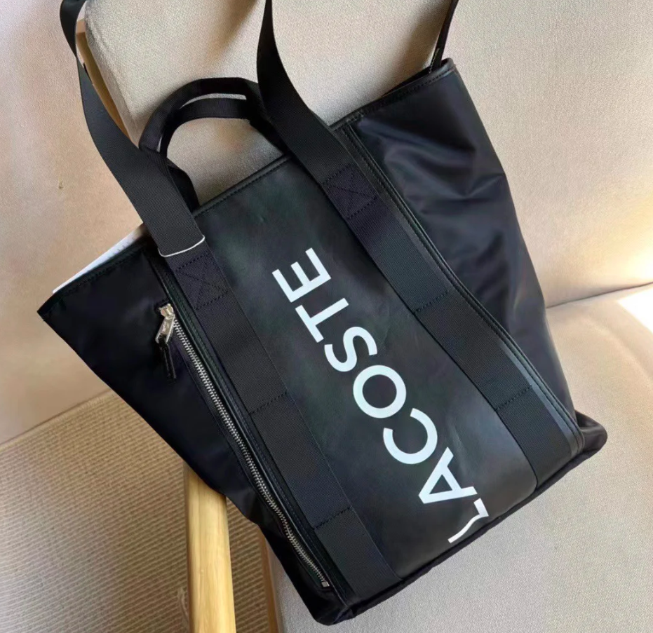 라코스테 스티커즈 하이탑 남성 숄더백