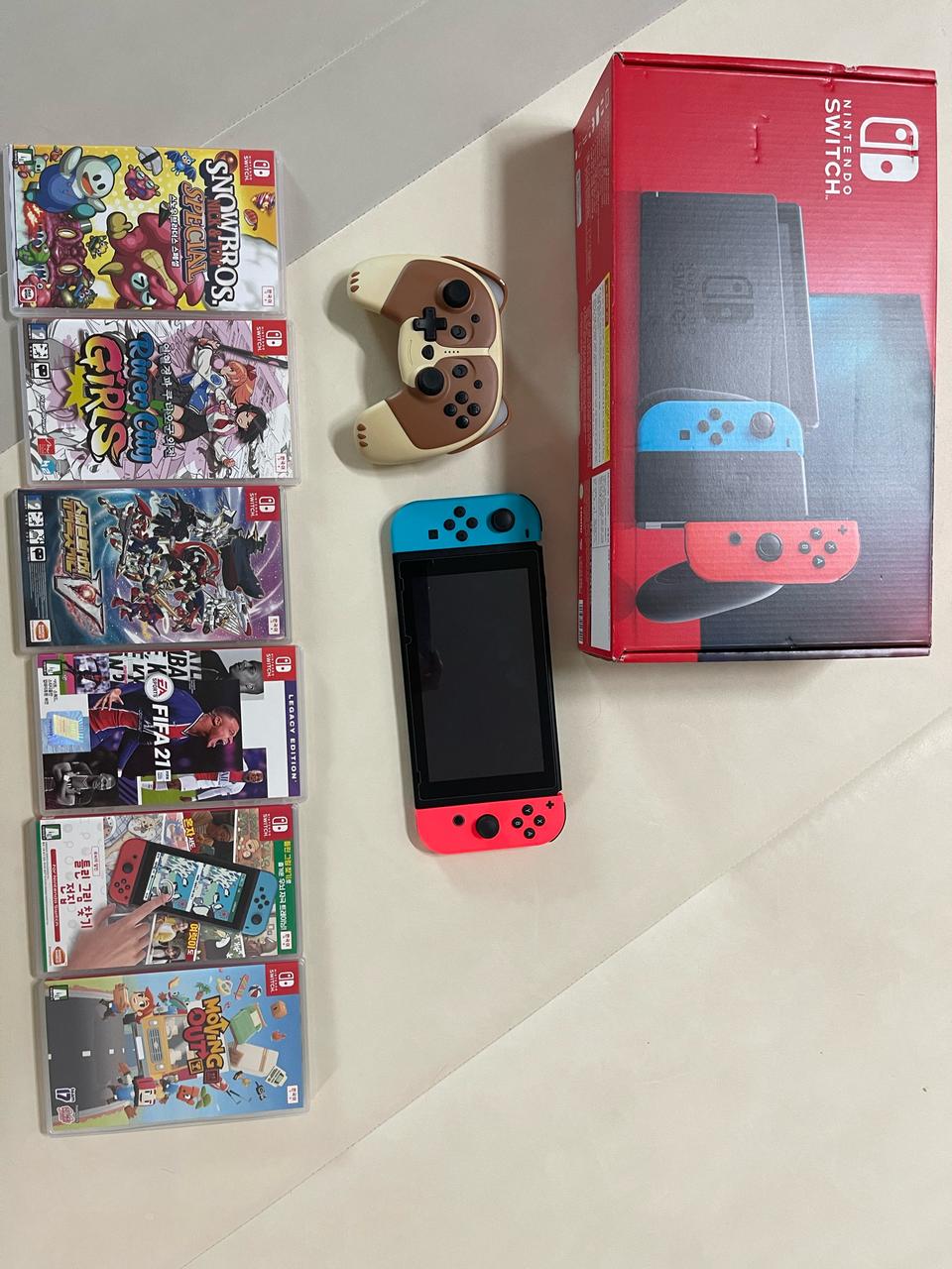 닌텐도스위치 팝니다 배터리개선판