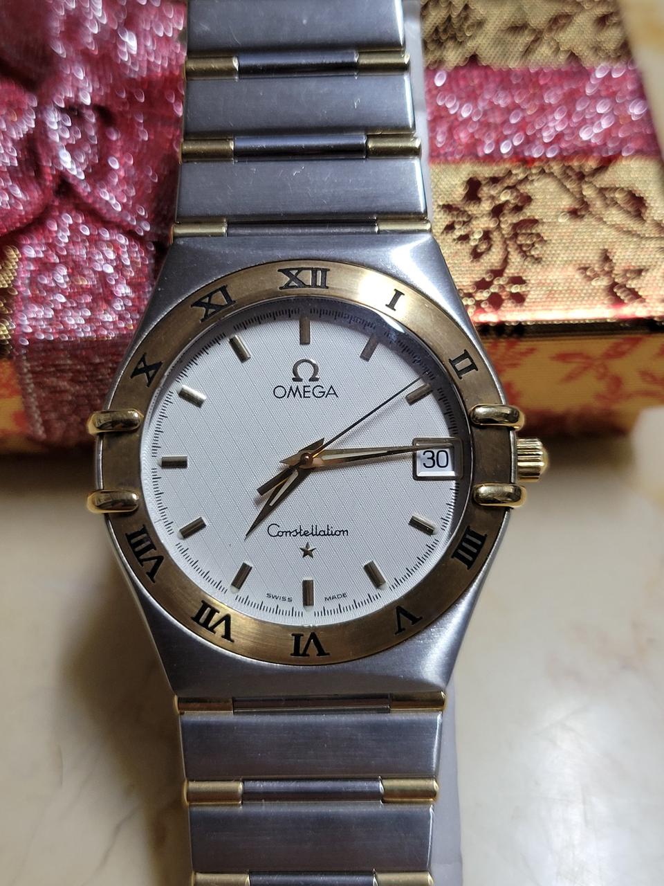 오메가 18k 콤비 컨스틸레이션