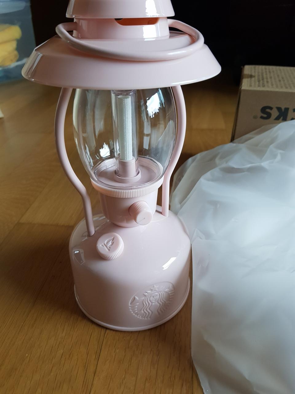 스타벅스  싱잉  랜턴  핑크 새상품입니다