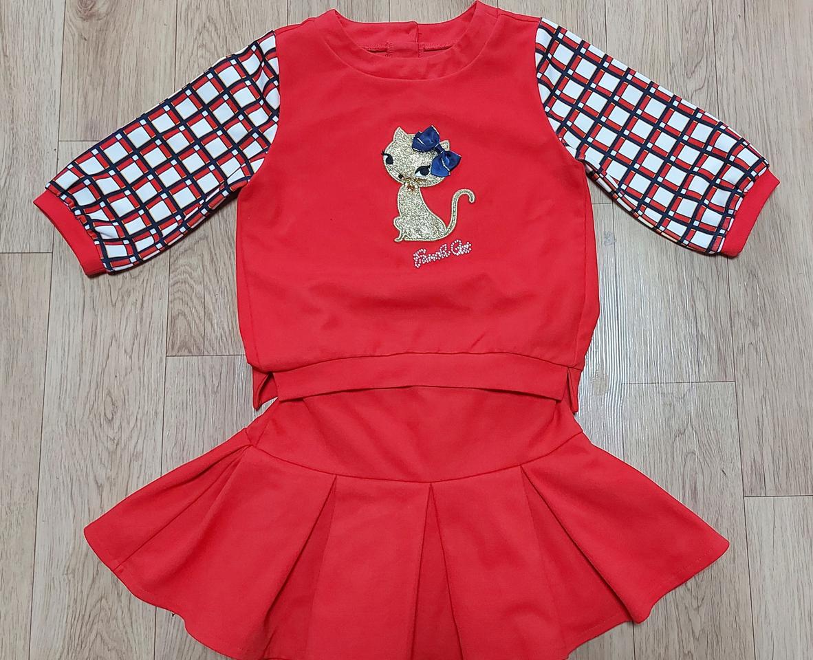 프렌치캣 고양이 투피스 130