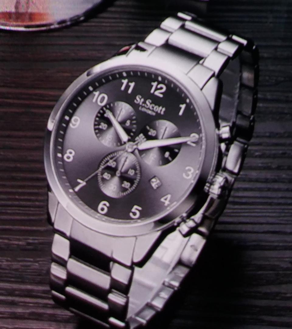세인트스코트 남성 메탈시계