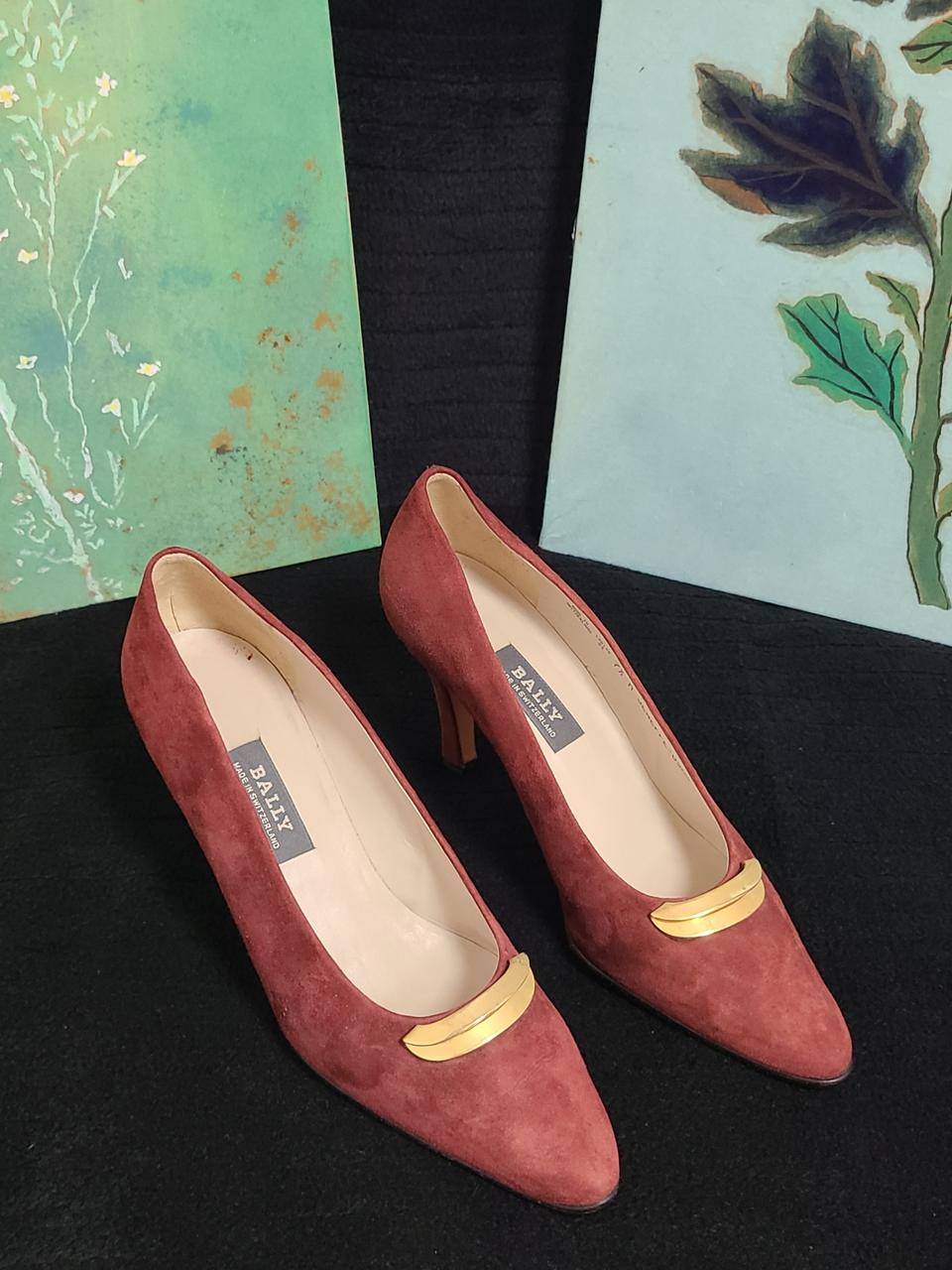 발리 스웨이드 구두