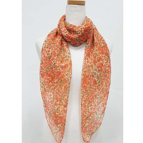 3970 플라워 포인트 머플러 스카프 