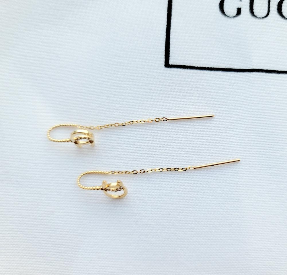 14k 드롭 귀걸이