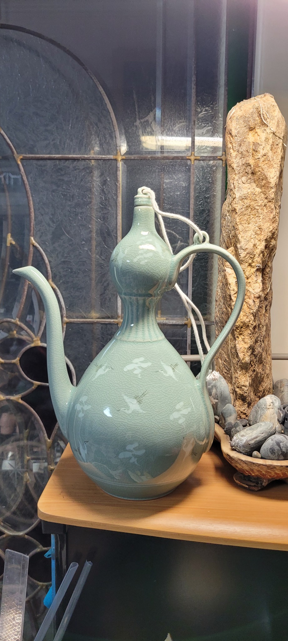 고려 청자 도자기 주전자 골동품 고서화 도경작