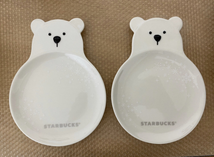 스타벅스 폴라베어 플레이트