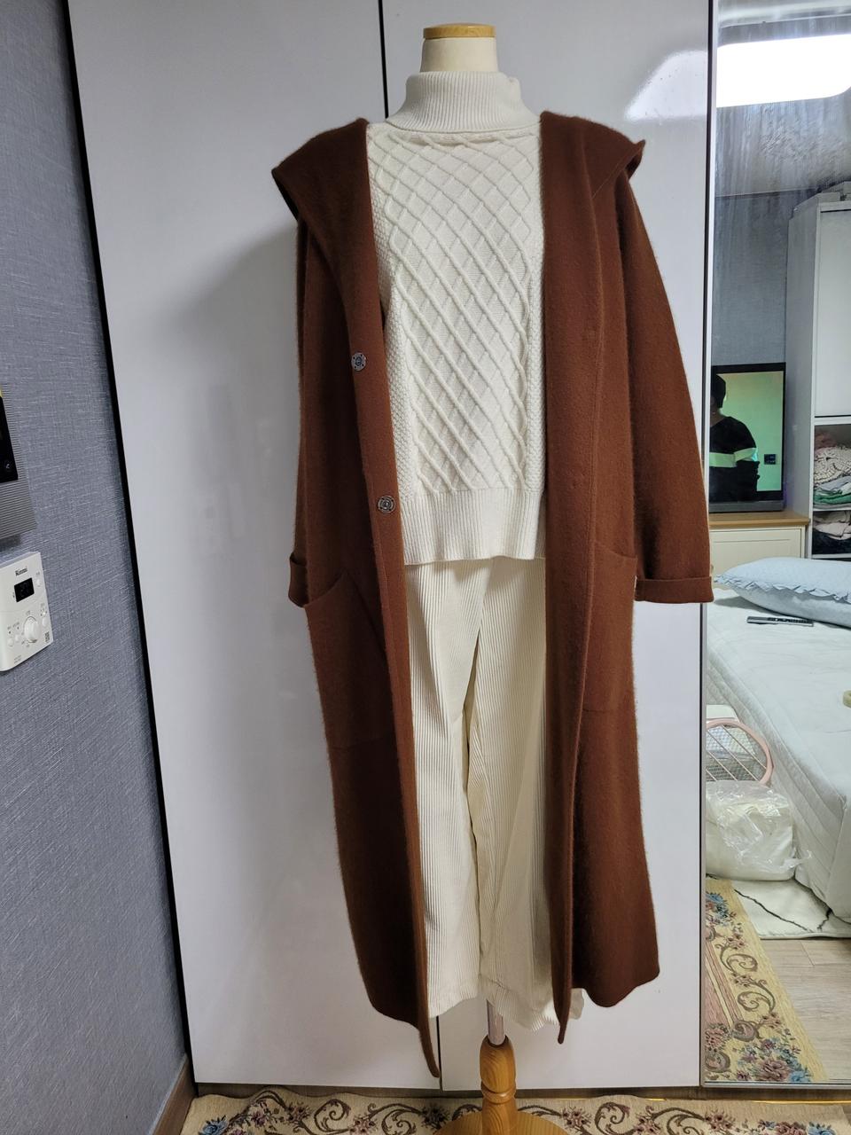 밍크앙고라가디건