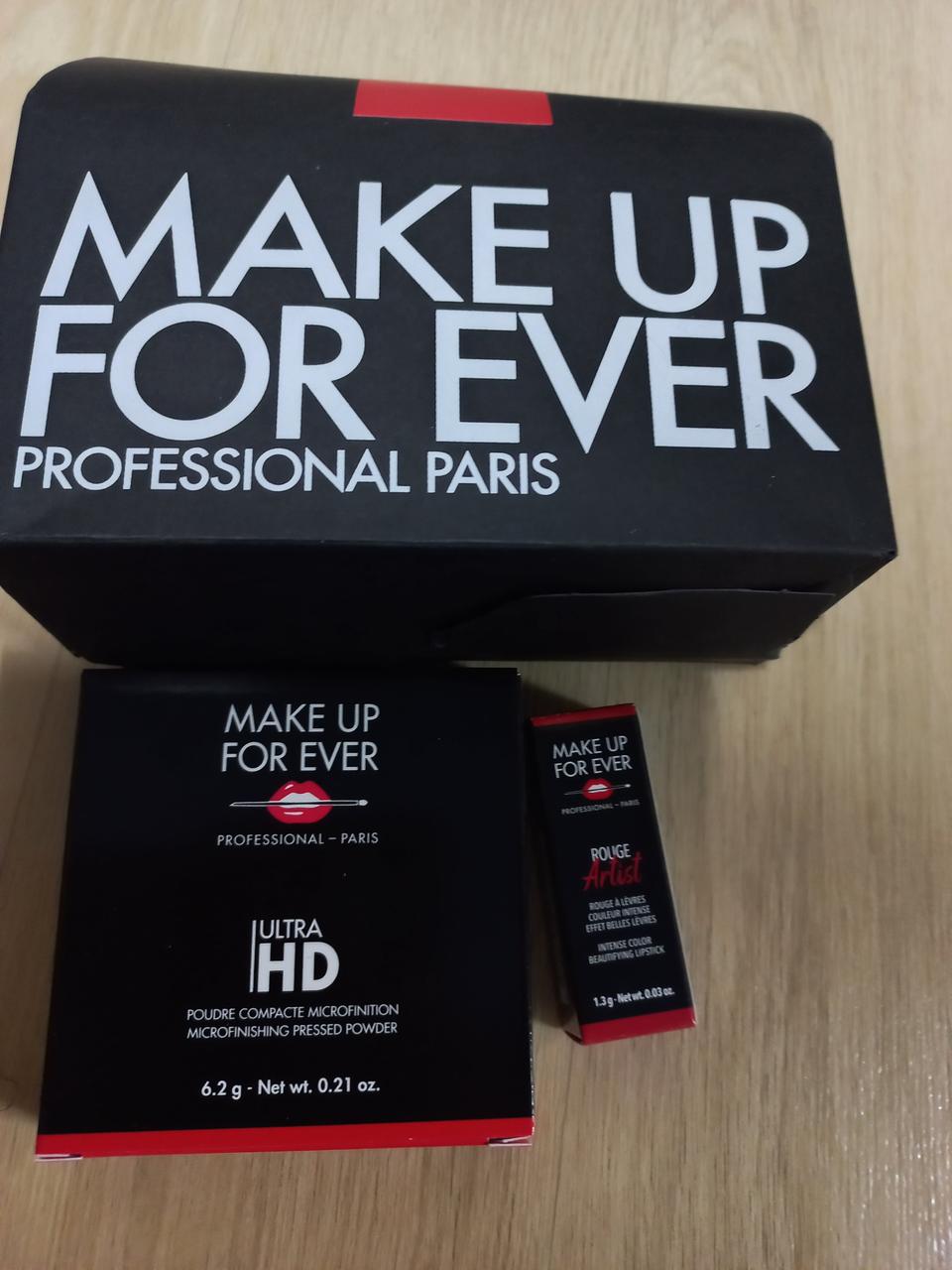 메이크업포에버 uhd팩트 와 립스틱셋트