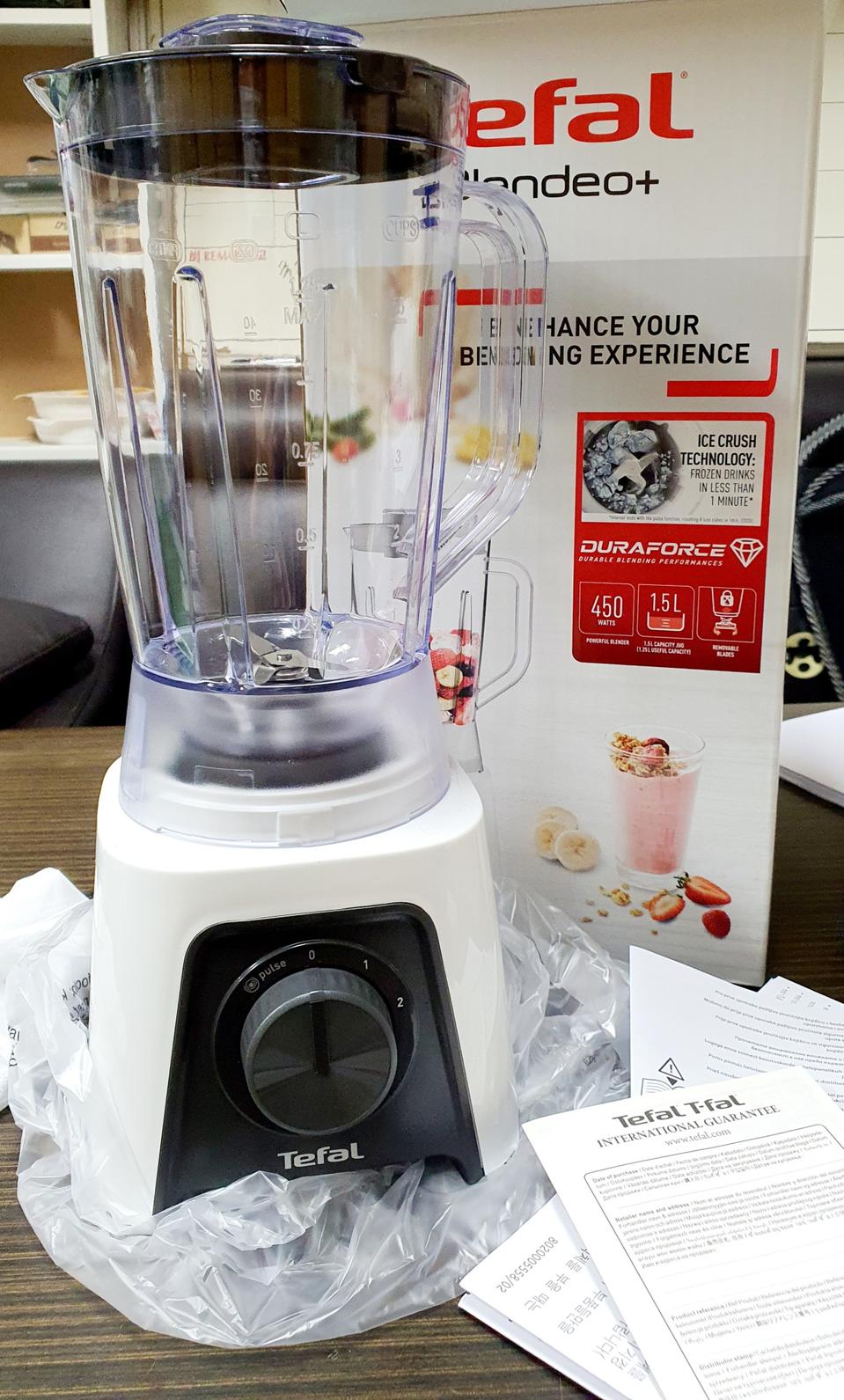 무료배송-테팔믹서기 1.5리터 (미사용)-새제품